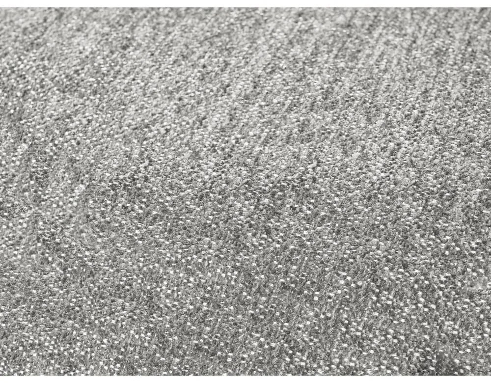 Svetlosivá ženilková rozkladacia/s úložným priestorom rohová pohovka (ľavý roh/do L) Everest – Bobochic Paris