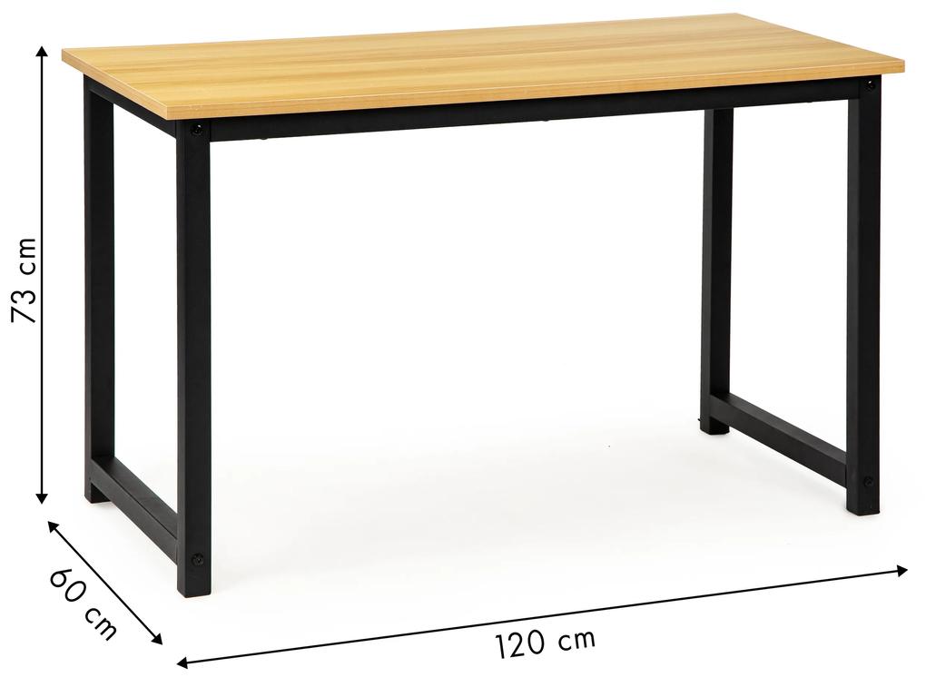 Počítačový stôl, stôl, herný stôl, školský, svetlohnedý