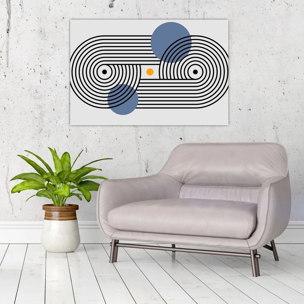 Obraz - Minimalistická abstrakcia N⁰3 (90x60 cm)