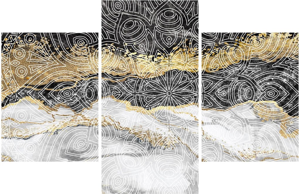 Obraz - Mandala v mramore (90x60 cm)