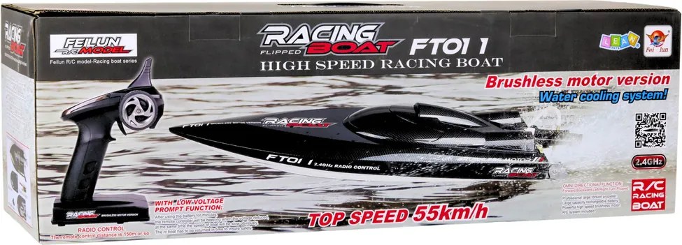 LEAN Toys Motorový čln FT011 na diaľkové ovládanie RC bezkefový motor 55 km/h