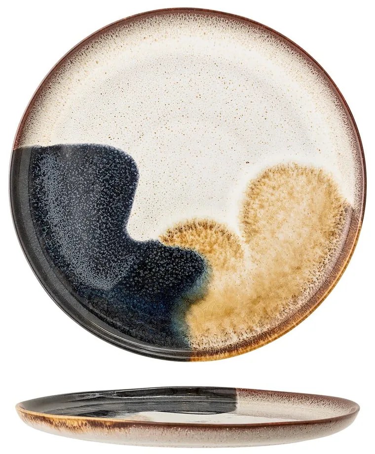 Servírovací tanier z kameniny Bloomingville Jules, ø 28,5 cm