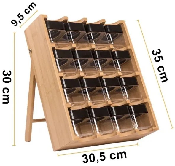 Sada koreničiek a stojanu LADER (16 ks)