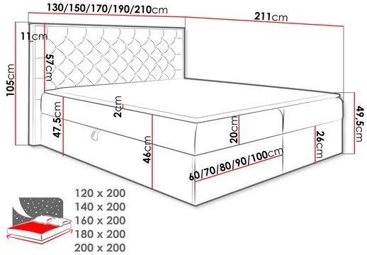 Jednolôžková posteľ 120 cm Lucio 3 (dub wotan + stredná sivá). Vlastná spoľahlivá doprava až k Vám domov. 1122495