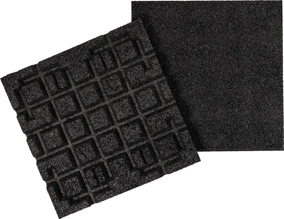 Gumová dlaždica ASLON 40 x 40 cm, čierna