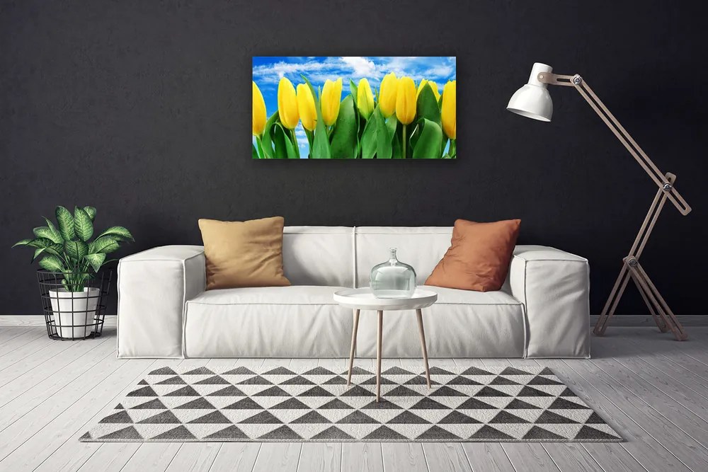 Obraz na plátne Tulipány kvety 120x60 cm