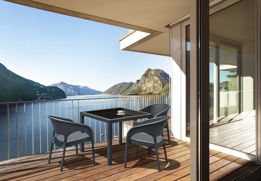 Siesta Exclusive Záhradný stôl Bali Hnedý