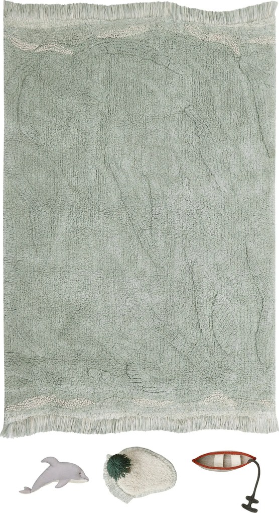 Detský kusový koberec Play Waves, 90x130, modrá, detská izba, Lorena Canals