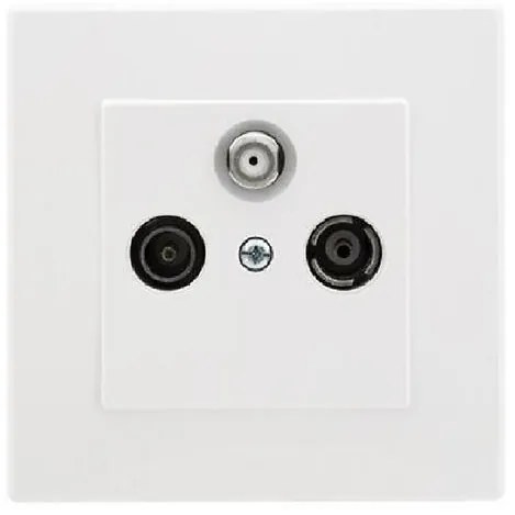 GPA-LS Koncová R-TV anténna zásuvka biely