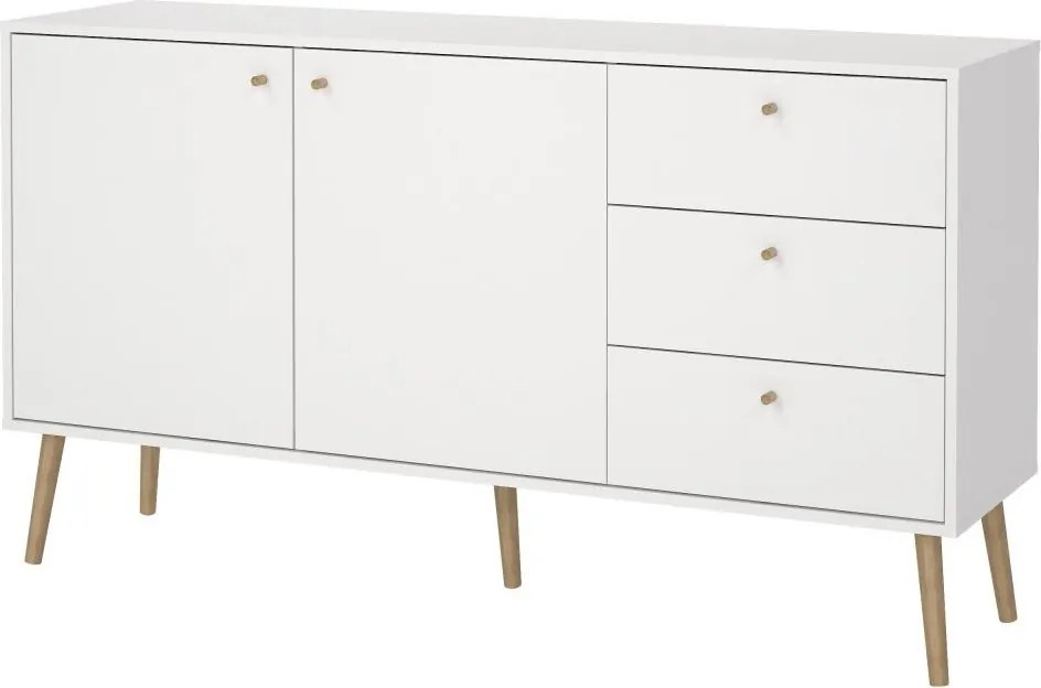 Komoda Boazy 147 cm bílá