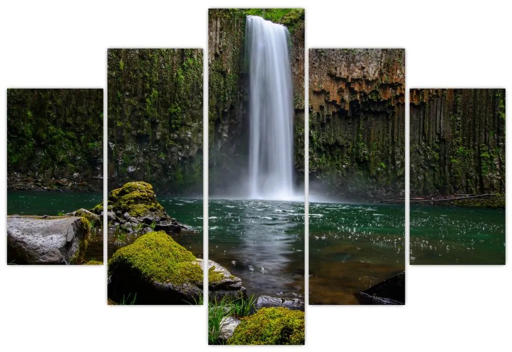 Obraz vodopádov (150x105 cm)