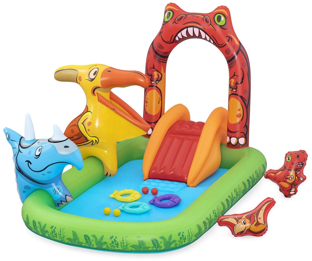 RAMIZ Vodné ihrisko Svet dinosaurov 241x140x137 cm BESTWAY 53160
