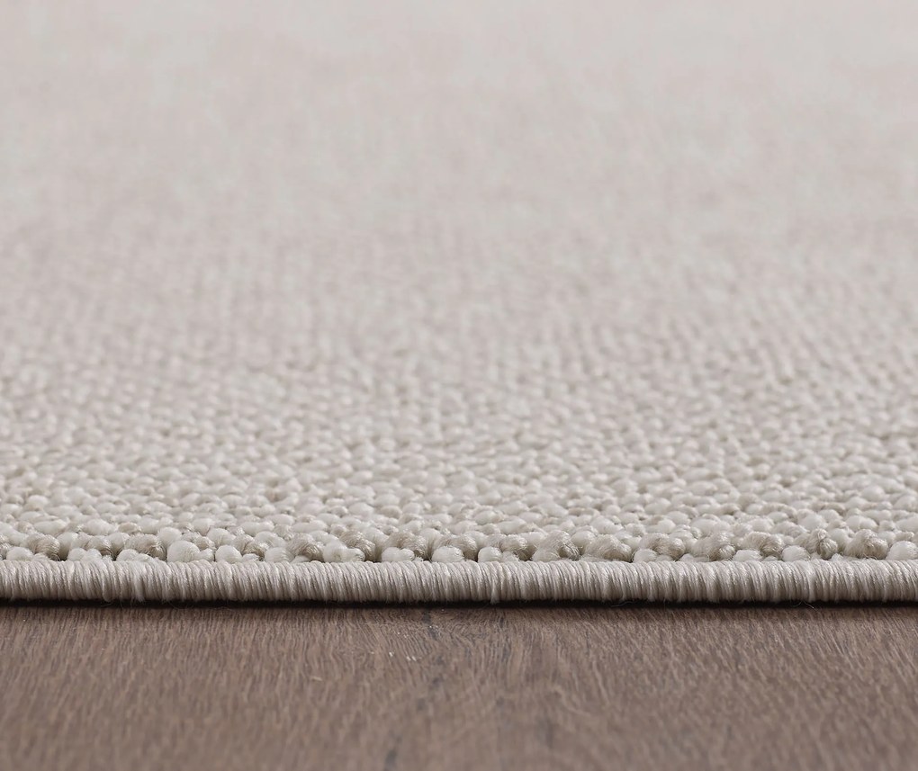 Ayyildiz, Kusový koberec Loom 4300 Cream kruh, 200x200 (priemer) kruh, béžová, obývacia izba