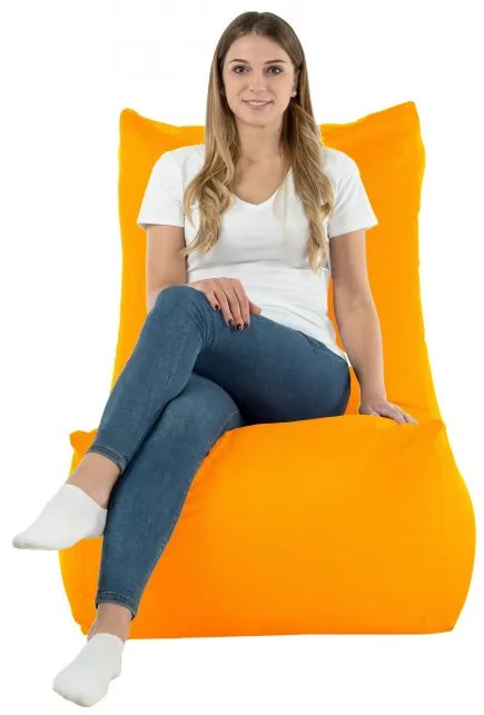 Moderné kreslo DISTINTO oranžové (OUTDOOR)