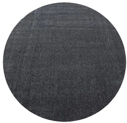 Ayyildiz, Kusový koberec Ata 7000 grey kruh, 200x200 (priemer) kruh, šedá, obývacia izba