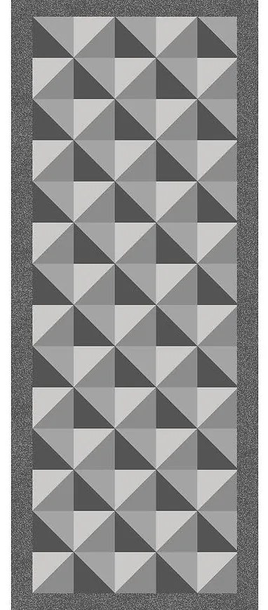 Koberec 0,8/2,5 CADV1236 sivý