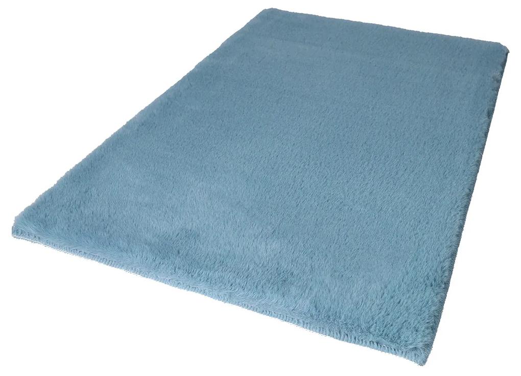 Dekorstudio Kožušinový koberec do kúpeľne TOPIA mats - modrý Rozmer koberca: 50x90cm