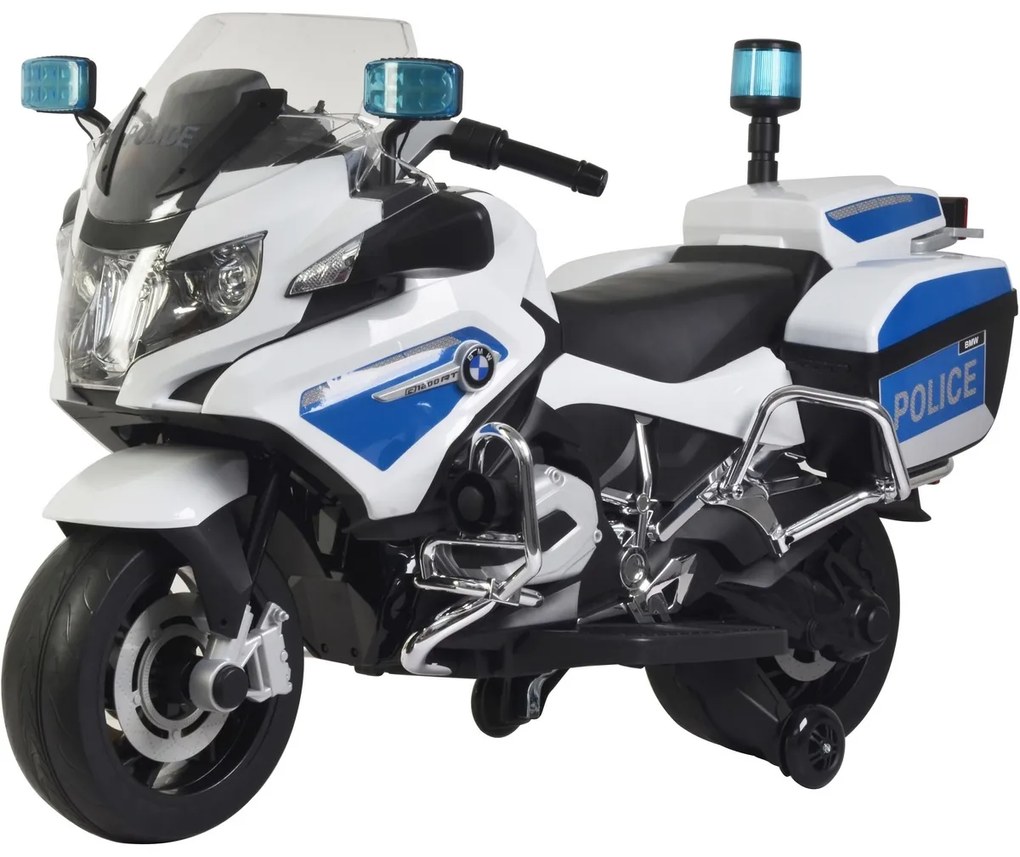 Buddy Toys BEC 6020 Elektrická motorka BMW K1200, biela