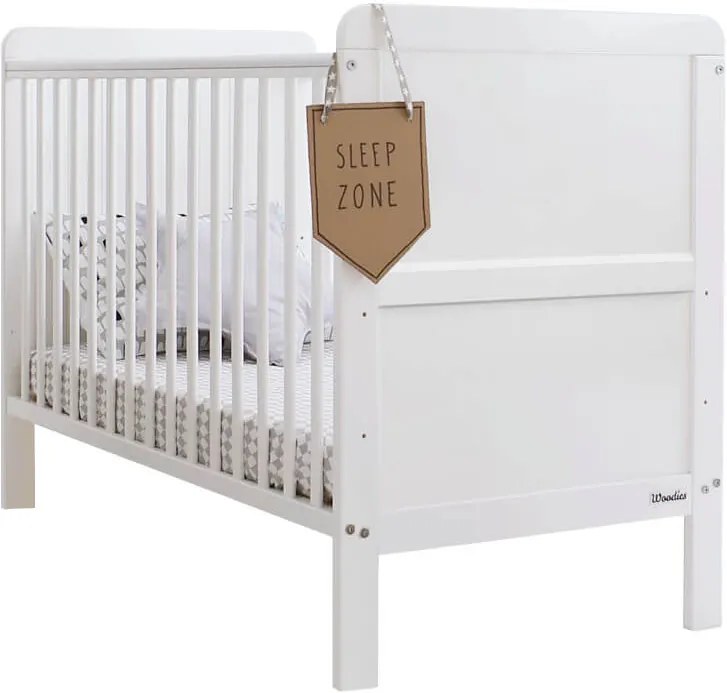 WO Detská postieľka 2v1 Classic Cot Bed 140x70 Variant úložný box: Bez úložného boxu