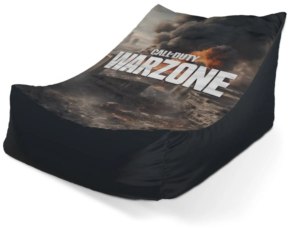 Sablio Sedací vak Lounge Call of Duty Warzone - Mesto - 80 x 95 x 50 cm