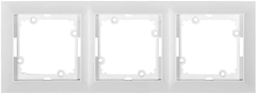 Trojitý rám MEDIUM white 15220