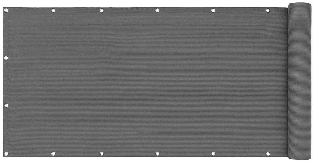 MultiGarden Tieniaca sieť na balkón s príslušenstvom 100x700 cm - sivá MultiGarden