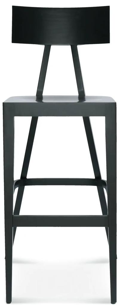 FAMEG Akka - BST-0336 - barová stolička Farba dreva: buk štandard, Čalúnenie: látka CAT. D