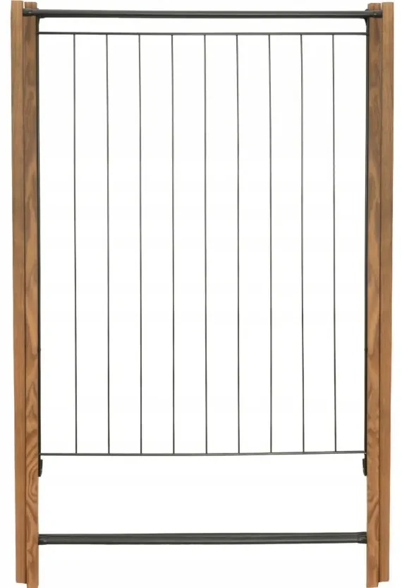 Erga Aurora Strong, drevený vešiak na sušenie bielizne 97,5x69,5x90 cm na postavenie, hnedá-čierna, ERG-SEP-1002SEPSULUNA