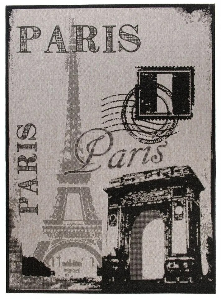Kusový koberec Paríž sivý, Velikosti 80x150cm
