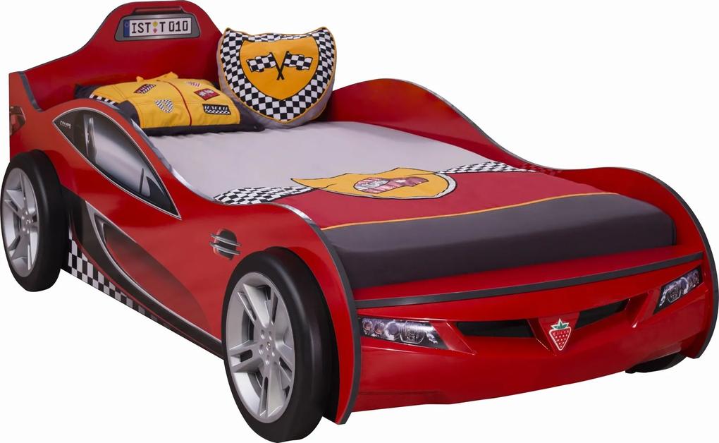 Detská posteľ auto Champion 90-190 - red