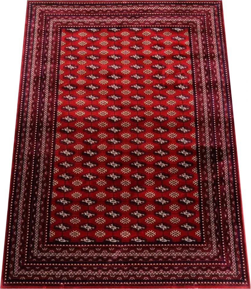 BE Koberec Abu Dhabi 6276 RED – červený obdĺžnikový Rozmer: 200x290 cm
