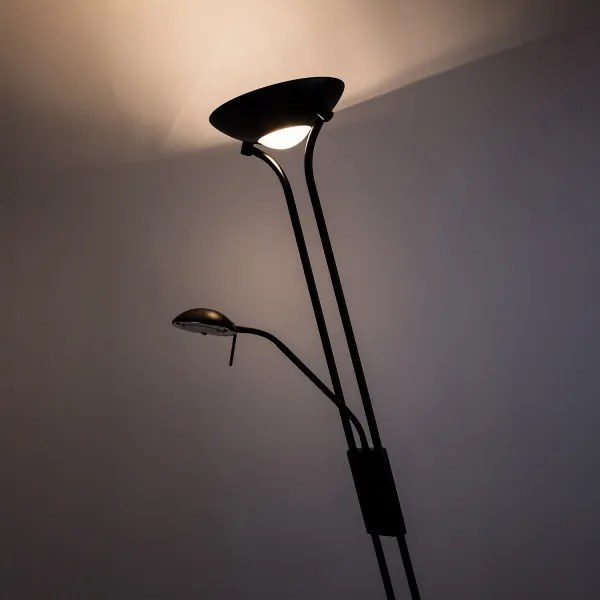 Brilagi - Stmievateľná stojacia lampa SCARLETT 1xR7s/230W/230V + 1xG9/40W čierna