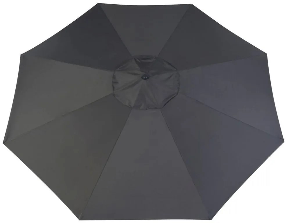 ROJAPLAST Slnečník štandard, 4 m, sivý
