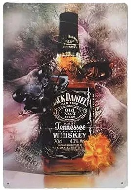 Ceduľa Jack Daniels 30cm x 20cm Plechová tabuľa