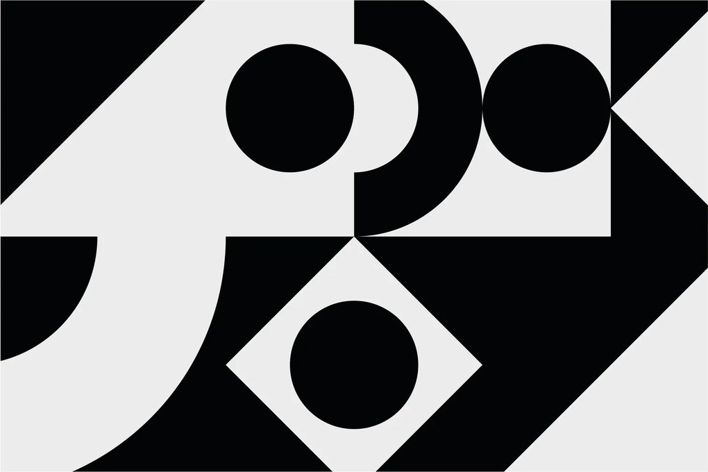 Obraz - Geometrická abstrakcia N⁰1 (90x60 cm)