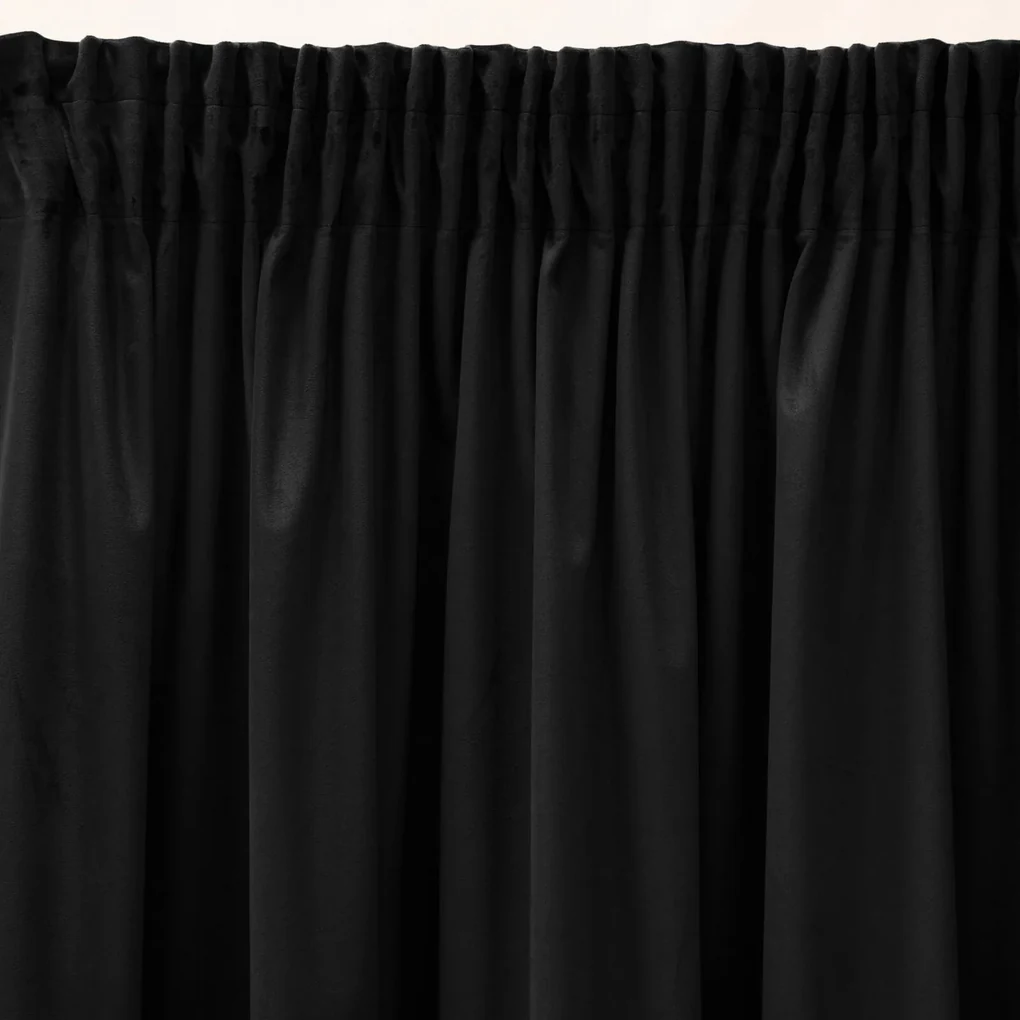 ZATEMŇOVACÍ ZÁVES NA PÁSKE PIERRE CARDIN SIBEL 140X270 CM ČIERNA