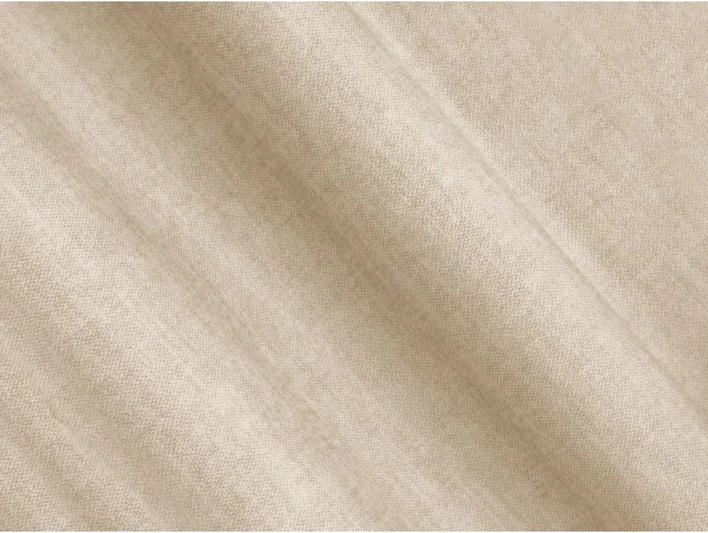 Béžová zamatová rohová pohovka (ľavý roh/s leňoškou) Campi – Cosmopolitan Design