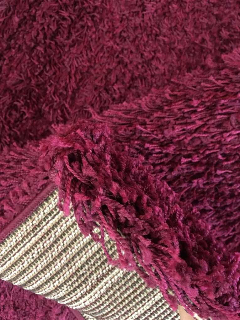 Medipa (Merinos), Kusový Koberec Shaggy Plus Purple 957, 160x230, fialová, obývacia izba