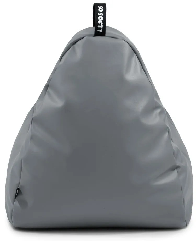 Červený sedací vak z imitácie kože Chill XXL – So Soft?