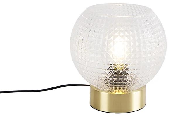 Mosadzná stolná lampa v štýle art deco - Sphere