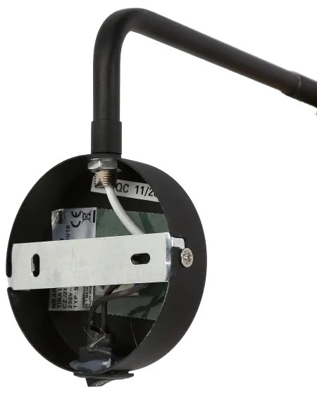 Nástenná lampička TINA 1xGU10/15W/230V čierna/zlatá