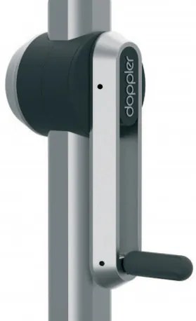 Doppler EXPERT 280 cm - slnečník s automatickým naklápaním kľučkou - 2. akosť (S270)