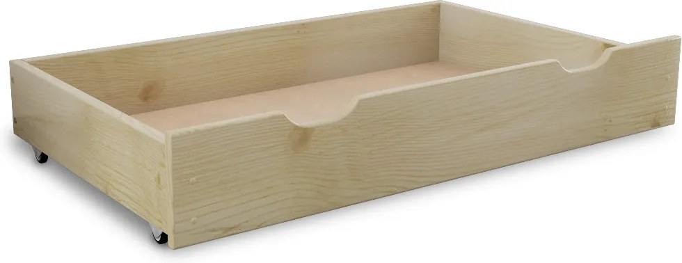 Maxi Drew Zvýšený úložný box pod posteľ 98 cm, borovica