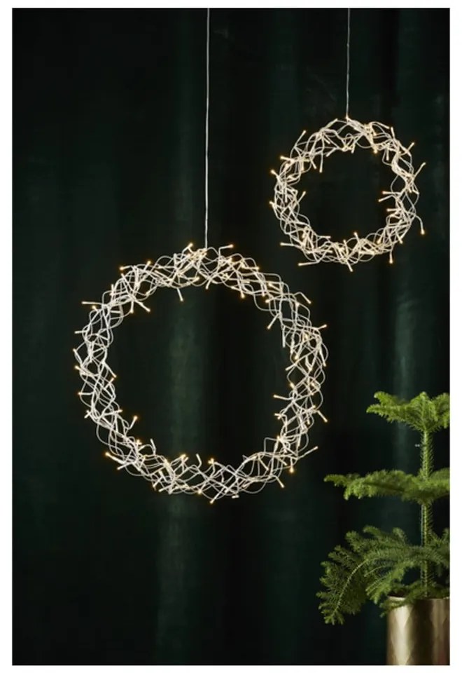 Svietiaca LED dekorácia Star Trading Curly, ø 50 cm