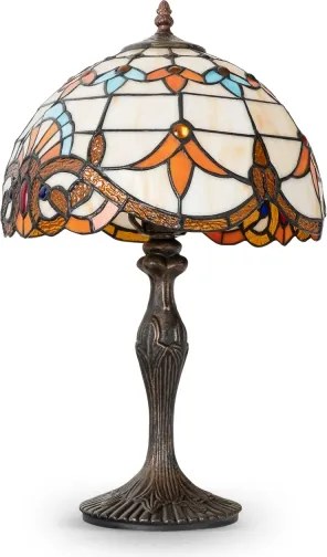 Brilagi - Tiffany vitrážová stolná lampa MIRABELLA 1xE27/60W/230V