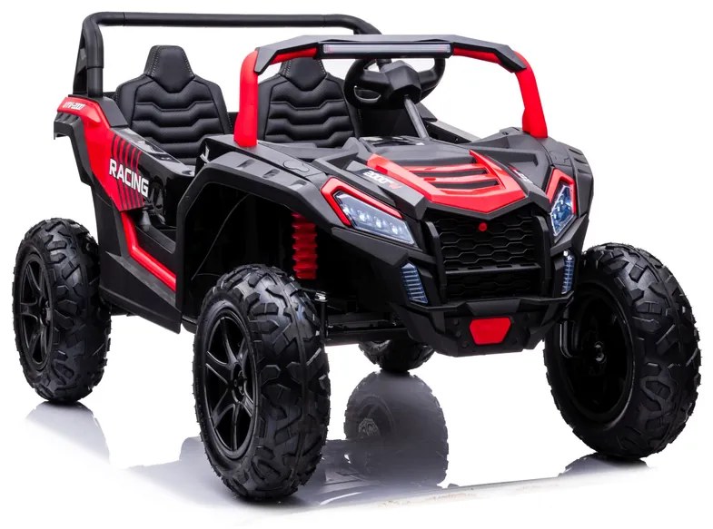 LEAN CARS ELEKTRICKÉ AUTÍČKO ATV STRONG Racing 4x4 Buggy ČERVENÁ - 2X180 W - 24V - 24V14Ah - 2023