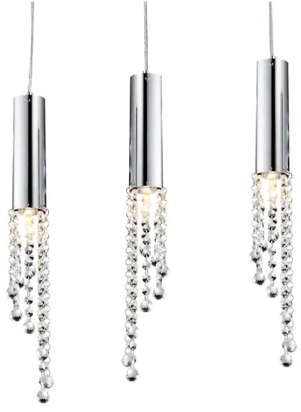 LED Luster na lanku DUERO 3xLED/3W/230V