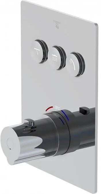 STEINBERG - Podomietková termostatická batéria zo systémom PUSHTRONIC, 3 výstupy 390 4231