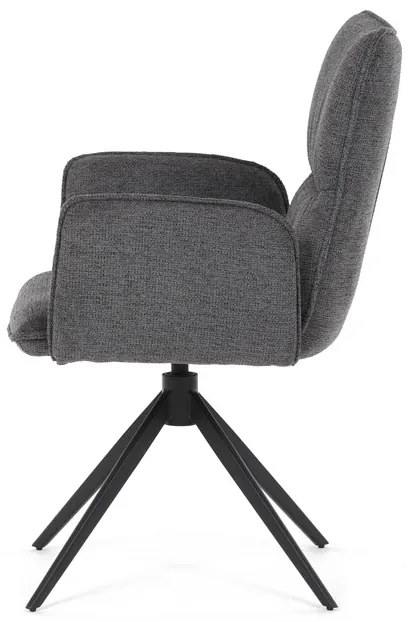 Autronic BONTEC Jedálenská stolička, sivá, látka, DCH-D1328 GREY2 Farba: Šedá