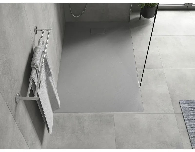 Mexen Hugo, SMC obdĺžniková sprchová vanička 160 x 70 cm, šedá, 42617016